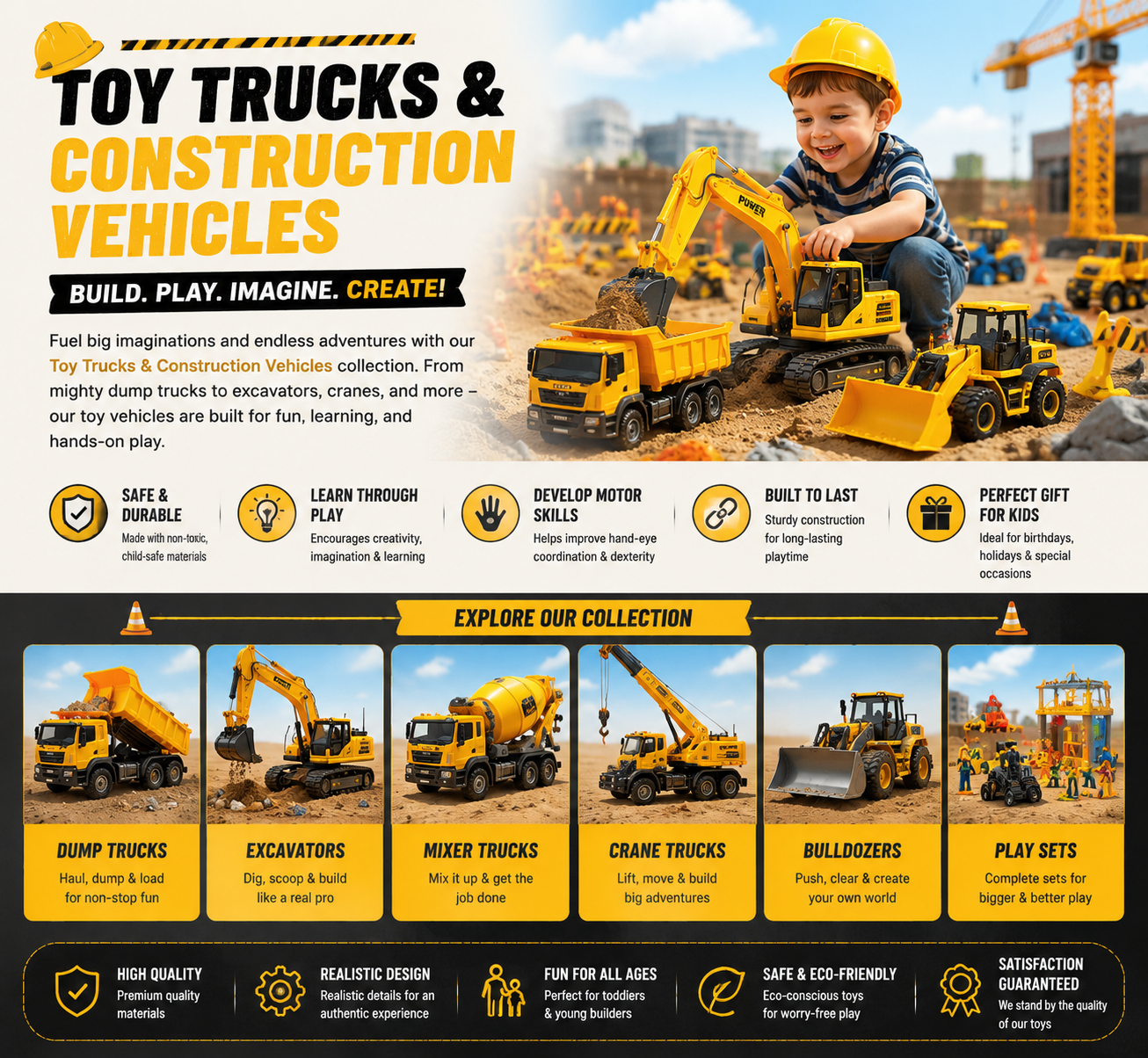 Toy Trucks & Construction